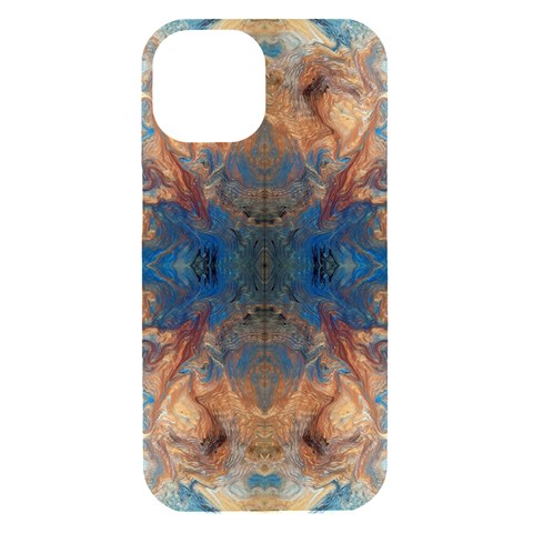 Pour Repeats iPhone 15 Black UV Print PC Hardshell Case from ArtsNow.com Front