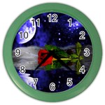 moonlight_rose Color Wall Clock