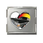 drag-car Mega Link Heart Italian Charm (18mm)