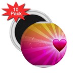 hearts-backgrounds 2.25  Magnet (10 pack)