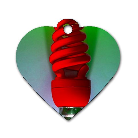 Twisted Florecense Dog Tag Heart (One Side) from ArtsNow.com Front