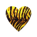 Tiger Pattern Magnet (Heart)