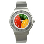 Three Colors Stainless Steel Watch