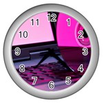 Technology in style Wall Clock (Silver)