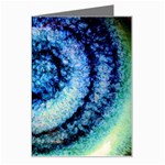 Spiral of Colors Greeting Card