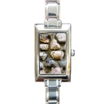 Rock Texture Rectangular Italian Charm Watch