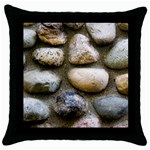 Rock Texture Throw Pillow Case (Black)