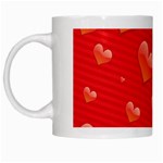 Red hearts White Mug