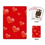 Red hearts Playing Cards Single Design