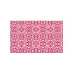 Pink and white background Sticker Rectangular (10 pack)