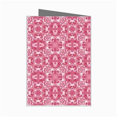 Pink and white background Mini Greeting Card from ArtsNow.com Right