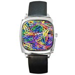 Paper clips Square Metal Watch