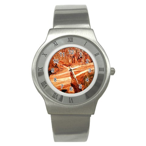 Kents Cavern Stainless Steel Watch from ArtsNow.com Front