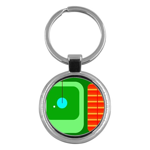 Golfers Dream Key Chain (Round) from ArtsNow.com Front