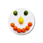 Fruit smile Rubber Round Coaster (4 pack)