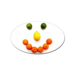 Fruit smile Sticker Oval (100 pack)