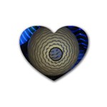 Glass Ball Rubber Coaster (Heart)