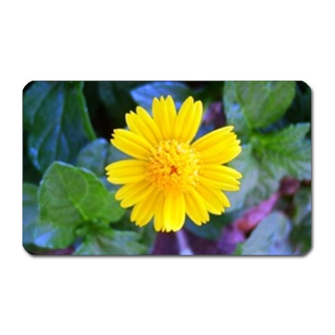 A Yellow Flower  Magnet (Rectangular) from ArtsNow.com Front