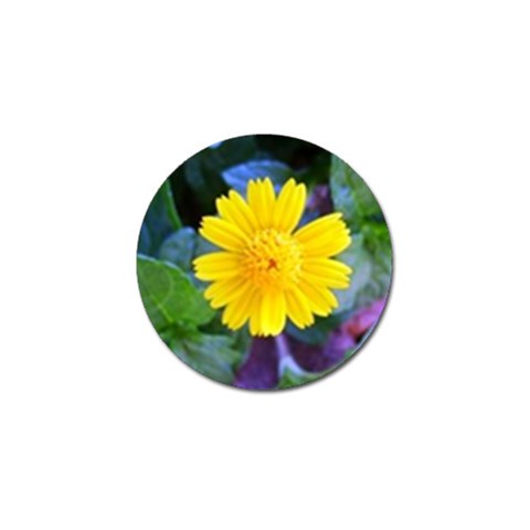 A Yellow Flower  Golf Ball Marker (10 pack) from ArtsNow.com Front