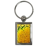 Yellow Flower Stars   Key Chain (Rectangle)