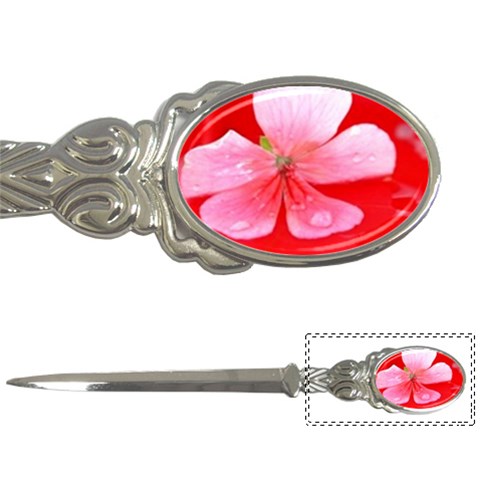 Water and Pink Flower  Letter Opener from ArtsNow.com Front