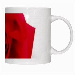 Very Red Rose  White Mug from ArtsNow.com Right