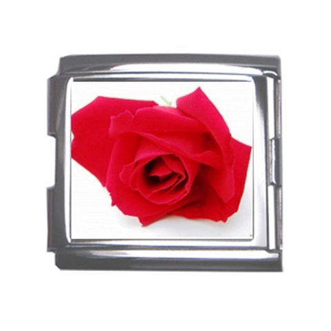 Very Red Rose  Mega Link Italian Charm (18mm) from ArtsNow.com Front