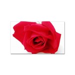 Very Red Rose  Sticker Rectangular (10 pack)