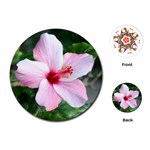 Very Pink Flower  Playing Cards (Round)