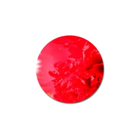The Red Flower 5  Golf Ball Marker (10 pack) from ArtsNow.com Front