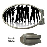 silhouettes-2 Money Clip (Oval)