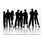 silhouettes-2 Sticker A4 (100 pack)