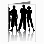 silhouettes-2 Greeting Card