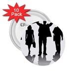 silhouettes 2.25  Button (10 pack)