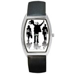 silhouettes Barrel Style Metal Watch