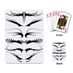  Ornaments and Swooshes and Swirls Playing Cards Single Design