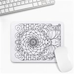 fairycatNRosewindow Small Mousepad