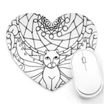 fairycatNRosewindow Mousepad (Heart)