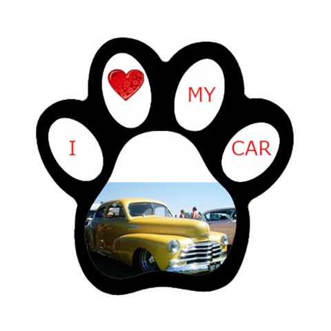 CNV00042 Magnet (Paw Print) from ArtsNow.com Front