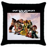 MARIO Throw Pillow Case (Black)