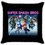 MARIO Throw Pillow Case (Black)