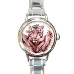My strength Round Italian Charm Watch