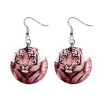 My strength 1  Button Earrings