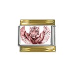 My strength Gold Trim Italian Charm (9mm)