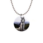 Alaskan Klee Kai 1  Button Necklace