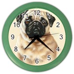 Pug Color Wall Clock