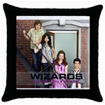 WIZARDS Throw Pillow Case (Black)