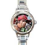 MYpic! Round Italian Charm Watch