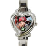 MYpic! Heart Italian Charm Watch