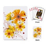 yellow_flower Playing Cards Single Design